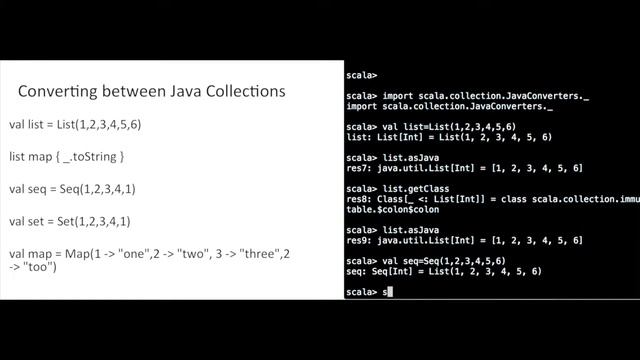 scala tutorial conversions between scala and java collections