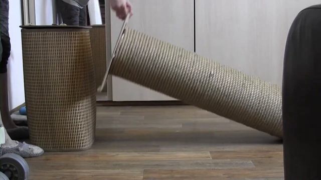 Сделала ГИГАНТСКУЮ КОГТЕТОЧКУ для кошки! ))) Реакция кошки. )) смотреть онлайн