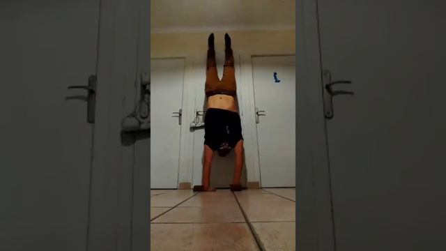 Handstand block climb