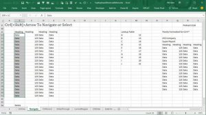 Excel Cell Navigation: Ctrl+Arrow to Navigate - Episode 2116