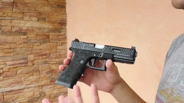 Кастомный airsoft Glock 17 Agency Arms от RWA смотреть онлайн