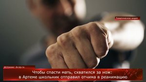 Чтобы спасти мать, схватился за нож: в Артеме школьник отправил отчима в реанимацию
