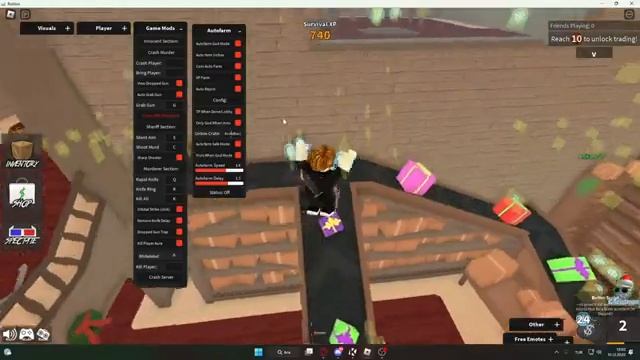 ROBLOX | ❄️ Christmas! Murder Mystery 2! (MM2) [5000 COINS/HOUR] Script! Auto Farm,Esp,Aimbot! 2023