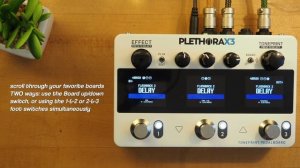 TC Electronics PLETHORA X3 TonePrint Multi-FX Pedalboard (Stereo)