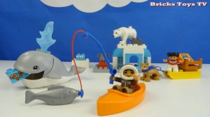 Строим из Lego Duplo - Чукча и кит - Build and Play toys Lego - fishing in the North sea 