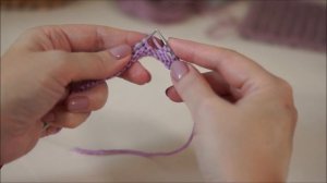 Простой рельефный узор со снятыми петлями