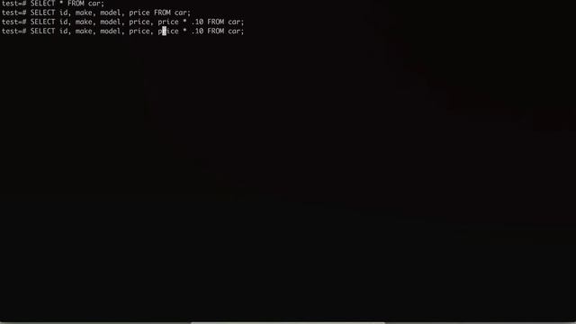 PostgreSQL: Arithmetic Operators (ROUND) | Course | 2019