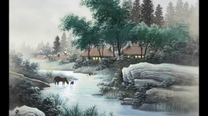 ЯПОНСКИЕ ПЕЙЗАЖИ В СТИЛЕ "САНСУЙ"