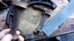 Мототрактор ТН-150. Как переклепать тормозные колодки.