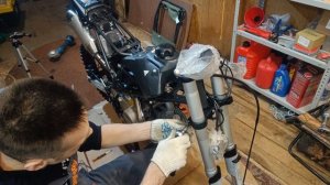 Сборка питбайка WELS 125 2023г