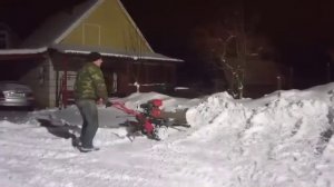 Fermer 653M мотокультиватор, уборка снега.