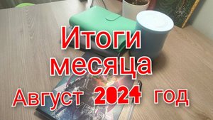 Учёт бюджета// Итоги месяца//Август 2024 год