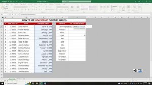 How to Use SUMPRODUCT function in Excel - Office 365 | SUMPRODUCT in Malayalam | #excel #tutorial