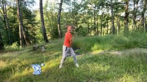 Утренняя йога-разминка с Гибким Дедом в прямом эфире