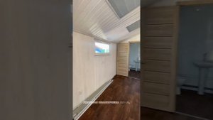 Модульный дом общим размером 7000х4800х2900 мм состоит из двух частей в г. Симферополь