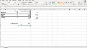 Weighted Mean in Excel (Mean of Frequency Distribution in Excel)