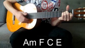 Тима Белорусских витаминка БЕЗ БАРРЭ на гитаре для новичков