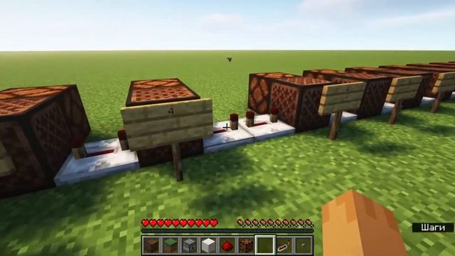 Обзор на песню на нотных блоках "Кузнечик" | Как построить??? смотреть онлайн