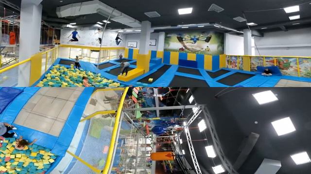 #2 Прыгаем с папой в батутном центре Джой Джамп! смотреть онлайн