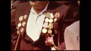 9 мая 1985 года. Парад ветеранов Северной Осетии - участников Великой Отечественной войны