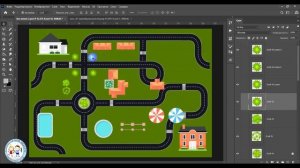 МАРАФОН №11 - 3 часть: Правила дорожного движения детям в программе Фотошоп  #пдддетям #игрыдетям