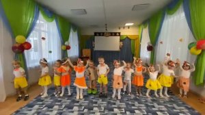 Песня - Птички наши улетают. Младшая гр.