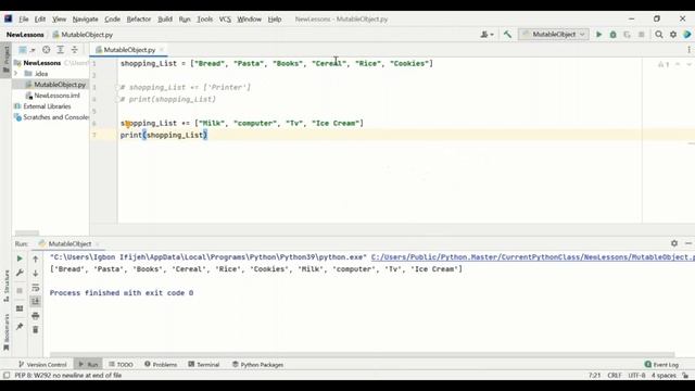 Mutable Objects In Python ||Python Tutorial for Beginners
