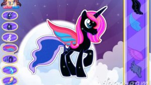 Игра пони 2 часть: Принцесса Луна. Моя милая пони. Игры понивиль.Игры для девочек