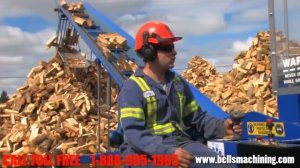 Мощная линия по  колке дров, дровкол 3000  Bell's Machining