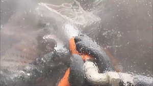 Самый МОЩЬНЫЙ аквабласт,демонстрация работы