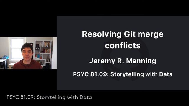 PSYC 81.09: Storytelling with Data, Resolving Git merge conflicts смотреть онлайн
