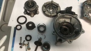 Yamaha Grizzly 700 ремонт переднего редуктора