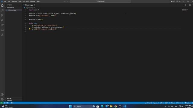 Creating an HTTP Server in Python | Python Project смотреть онлайн