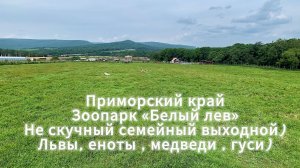 Поездка в зоопарк "Белый Лев" на территории Приморского края