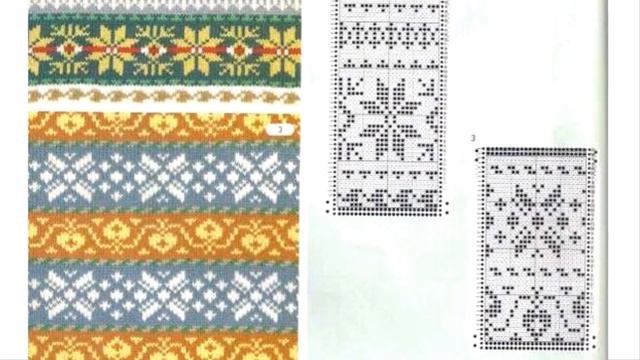 Pletena moda.Жаккардовые узоры для ручного вязания ( crochet)