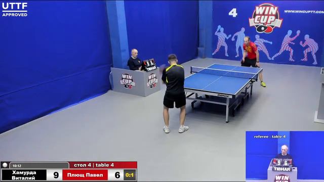 00:20 Хамурда Виталий 3-1 Плющ Павел стол 4 Юг-4 21.03.21 смотреть онлайн