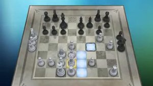 Шахматы. Белые начинают и выигрывают