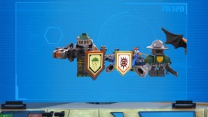 LEGO® NEXO KNIGHTS ™ - 70320 Aaron's Fighter V2 vs. 70321 General Magmar's siege machine gun 7321