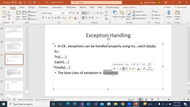 C Sharp Part15||Exception Handling||Try Catch Finally blocks||Ravinder Gattu||Gattu Tutorials