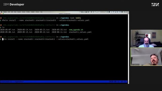 Paul and JJ getting PhantomBot upgraded and installing StackEdit via helm on IBM Cloud смотреть онлайн