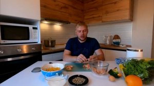 Салат с Креветками и Апельсином Легкий Летний Салат Рецепт