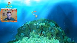 РЕЙМАН НА ПОДВОДНОМ ЛЕТАЮЩЕМ КОМАРЕ | RAYMAN ORIGINS #8