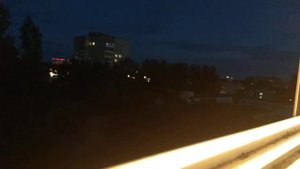 Включил на балконе свет