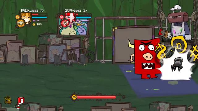 CASTLE CRASHERS REMASTERED FINAL ep | TRIZIX's Bday - GRIFFIX Playthrough смотреть онлайн