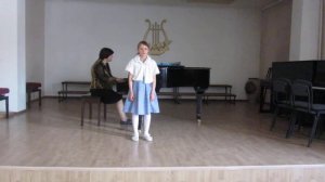 Р. Шуман" Песочный человечек ", поёт Ева Шаргородская, 10 лет, ДМШ №15