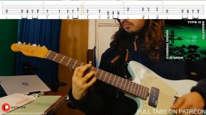 Type O Negative - Pyretta Blaze (Guitar Cover - No Solo) | WITH TABS