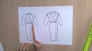 Курсы кройки и шитья. Цельновыкроенный воротник. #shorts