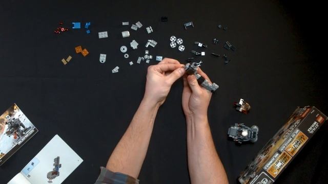 LEGO Star Wars: The Last Jedi Ski Speeder vs. First Order Walker Microfighters Speed Build!