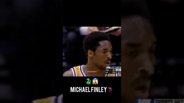 Kobe drops Michael Finley to the Floor #rare #Short