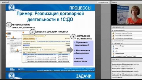 1C:Документооборот: управление процессами движения документов